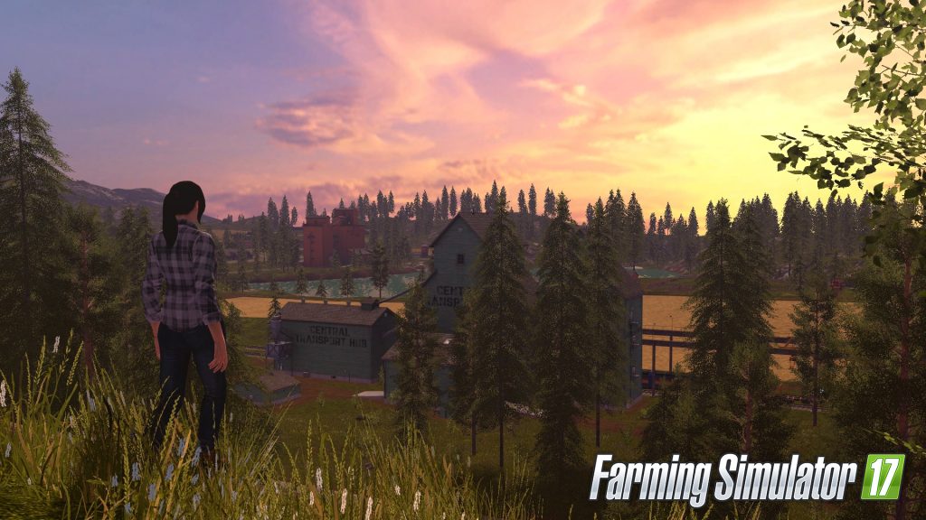A scene from Farming Simulator 2017