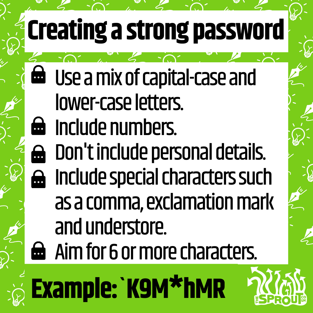 How to make a strong password
