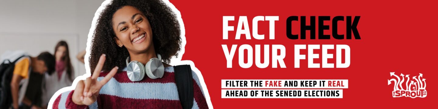 Fact check your feed campaign banner